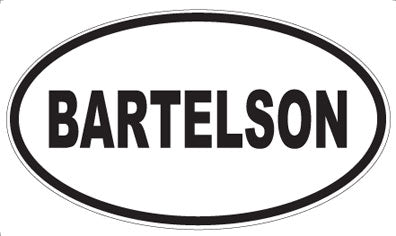 BARTELSON - Oval Magnet