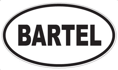 BARTEL - Oval Magnet