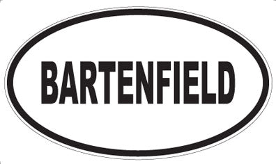 BARTENFIELD - Oval Magnet