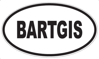 BARTGIS - Oval Magnet