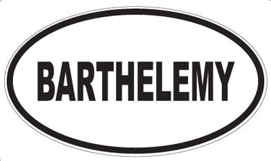 BARTHELEMY - Oval Magnet