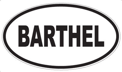 BARTHEL - Oval Magnet