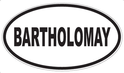 BARTHOLOMAY - Oval Magnet
