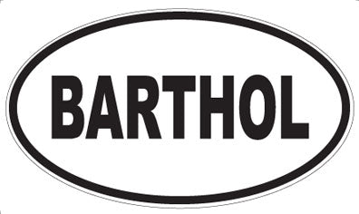 BARTHOL - Oval Magnet