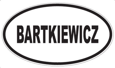 BARTKIEWICZ - Oval Magnet