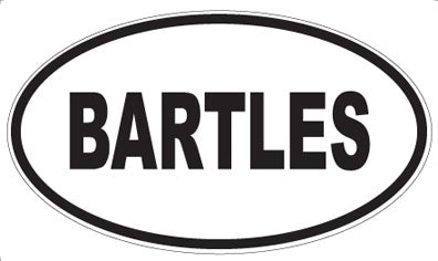 BARTLES - Oval Magnet