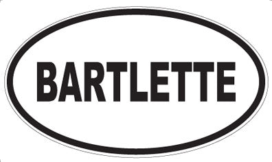 BARTLETTE - Oval Magnet