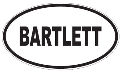BARTLETT - Oval Magnet