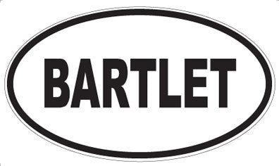 BARTLET - Oval Magnet