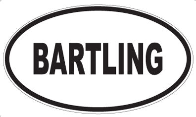 BARTLING - Oval Magnet