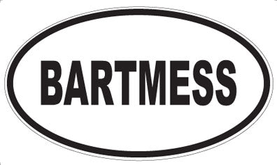 BARTMESS - Oval Magnet
