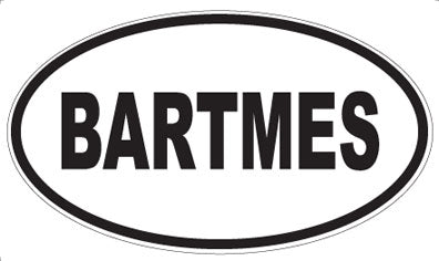 BARTMES - Oval Magnet