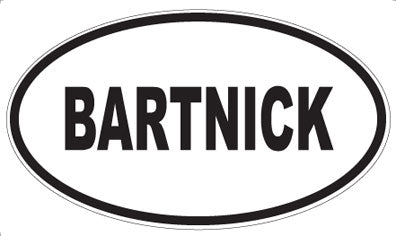 BARTNICK - Oval Magnet