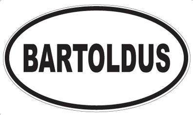 BARTOLDUS - Oval Magnet