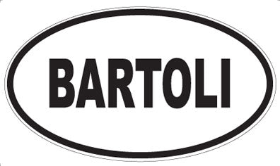 BARTOLI - Oval Magnet