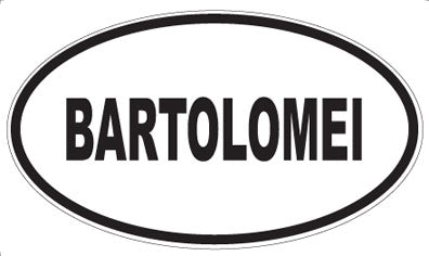BARTOLOMEI - Oval Magnet