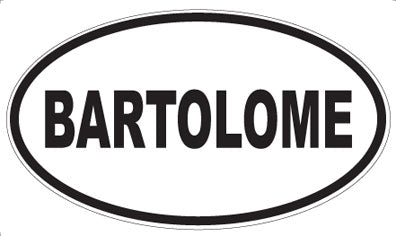 BARTOLOME - Oval Magnet