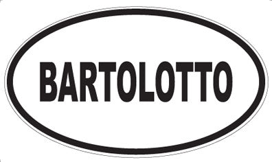 BARTOLOTTO - Oval Magnet