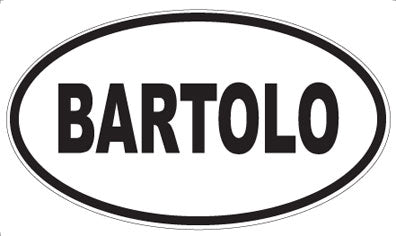 BARTOLO - Oval Magnet