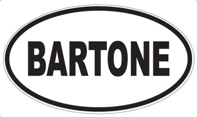 BARTONE - Oval Magnet