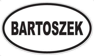 BARTOSZEK - Oval Magnet