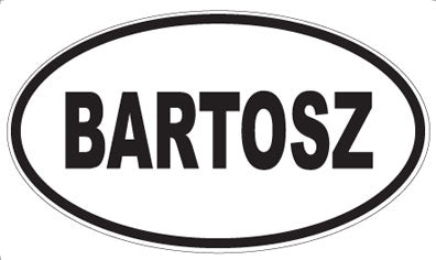 BARTOSZ - Oval Magnet