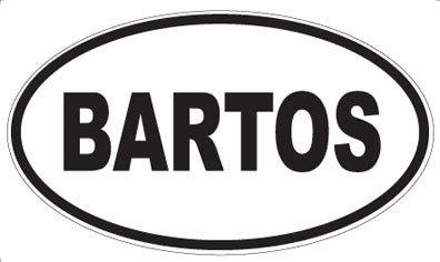 BARTOS - Oval Magnet