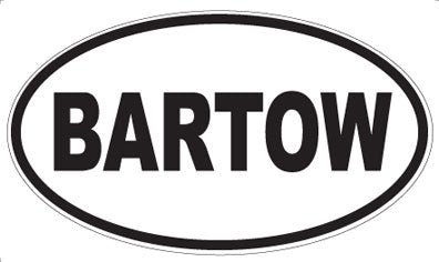 BARTOW - Oval Magnet