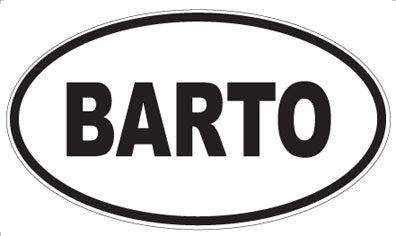BARTO - Oval Magnet