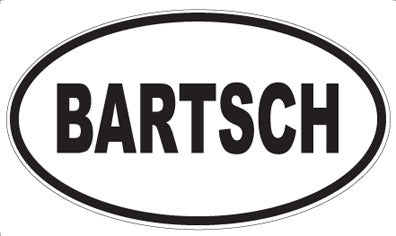 BARTSCH - Oval Magnet