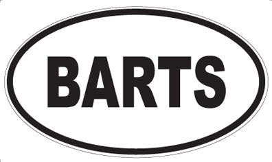 BARTS - Oval Magnet