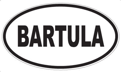 BARTULA - Oval Magnet