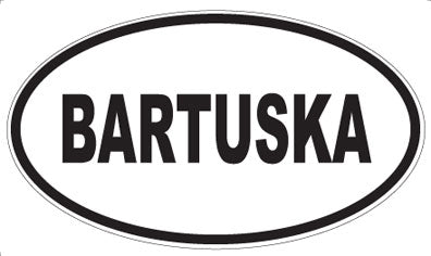 BARTUSKA - Oval Magnet