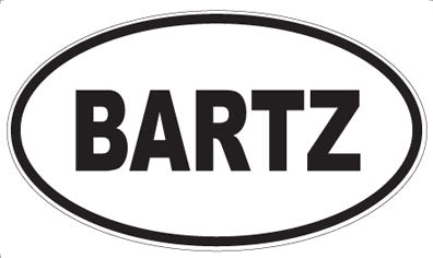 BARTZ - Oval Magnet