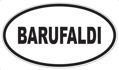 BARUFALDI - Oval Magnet
