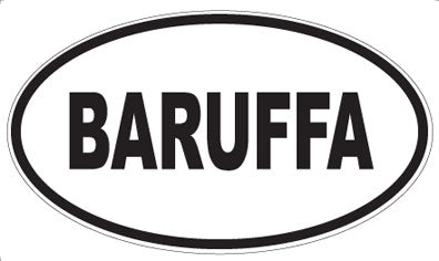 BARUFFA - Oval Magnet