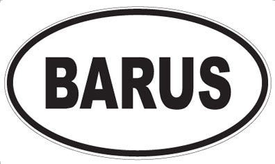 BARUS - Oval Magnet