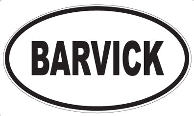 BARVICK - Oval Magnet