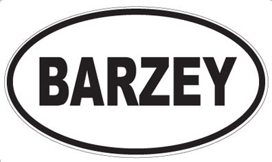 BARZEY - Oval Magnet