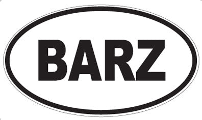 BARZ - Oval Magnet