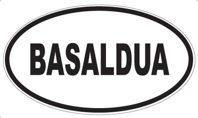 BASALDUA - Oval Magnet