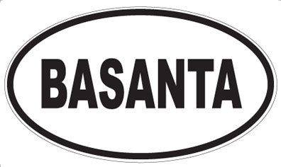 BASANTA - Oval Magnet