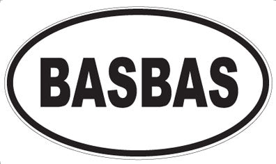 BASBAS - Oval Magnet