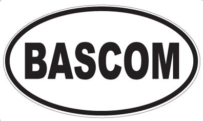 BASCOM - Oval Magnet