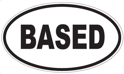 BASED - Oval Magnet