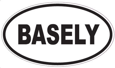 BASELY - Oval Sticker