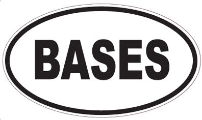 BASES - Oval Magnet
