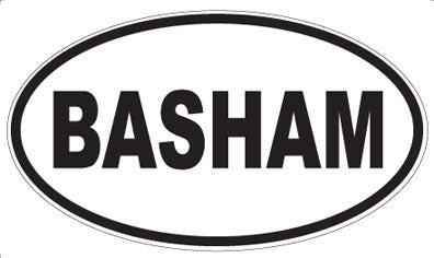 BASHAM - Oval Magnet