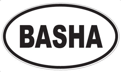 BASHA - Oval Magnet