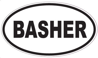 BASHER - Oval Sticker